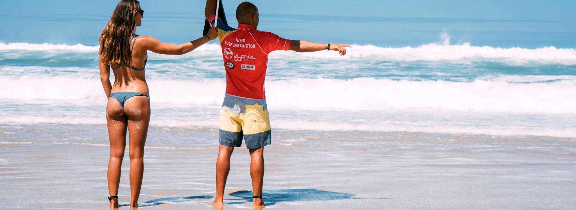 Surf am Strand in Vieux Boucau